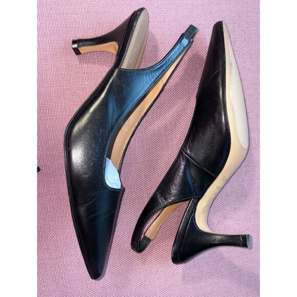 Flattered Franchesca Heel in Black Leather 36 with box Womens Pumps - Picture 13 of 17